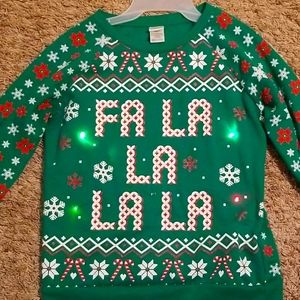 Women's light-up Christmas sweater